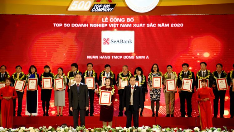 Ngân hàng SeABank lại được "xướng tên" trong sự kiện VNR500 2020.